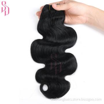 Gelombang badan borong Brazil 100% bundle rambut manusia menenun bundle brazilians kutikula sejajar rambut mentah